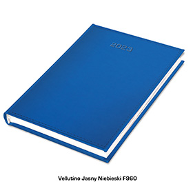 Kalendarz książkowy Vellutino jasny niebieski